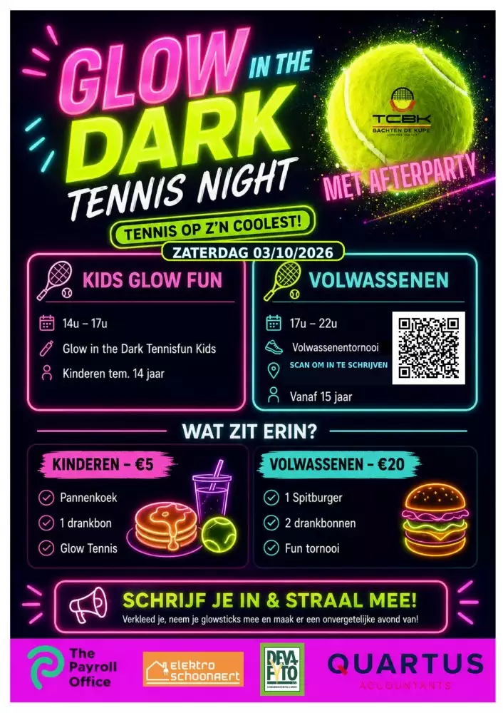 download -  - Glow in the Dark Tennis Night