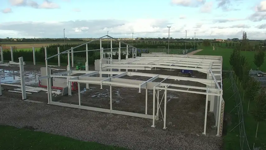 DJI_0010 -  - Bouw indoorhal Veurne